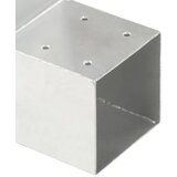  Spojnici za stupove u L-obliku 4 kom pocinčani metal 101x101 mm | shoptok.hr