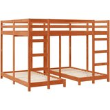  Trokatni krevet Voštano smeđa 160 x 200 cm Čvrsto borovo drvo | shoptok.hr