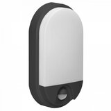 ADVITI LED zunanja stenska svetilka Nefryt (Do x Š x V: 44,5 x 212,2 x 119,2 mm, Detektor gibanja, Črna, Plastika) Cene