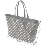 Armani Exchange Shopper torba 'GYNGER' bež / siva / crna / bijela | shoptok.hr