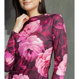Gemre Pink blouse adorned with Amaya print | Shoptok.si