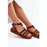 Boto Ladies platform sandals with gold detail leopard Kartia | shoptok.hr