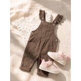 Sinsay Pamučne treger hlače na točkice s volanima | shoptok.hr