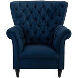 MID.YOU FOTELJ Z OPORO ZA GLAVO, temno modra tekstil | Shoptok.si