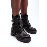 GOE Leather Boots Workery Embellished with Rhinestones | ePonuda.com