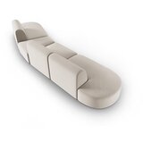 Milo Casa Bež žametna sedežna garnitura desni kot 428 cm Paolo – | Shoptok.si
