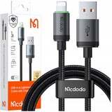McDodo POLNILNIK USB LIGHTNING KABEL ZA HITRO POLNJENJE ZA IPHONE 1M LED, (5000310987) | Shoptok.si