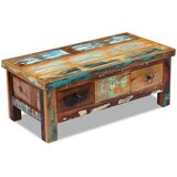  Stolić za kavu s ladicama 90x45x35 cm masivno obnovljeno drvo | shoptok.hr