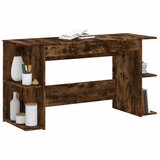  Radni stol boja dimljenog hrasta 140x50x75 cm konstruirano drvo | shoptok.hr