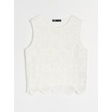 Sinsay Ažurirana bluza bez rukava | shoptok.hr