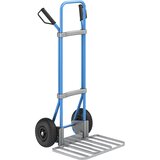 eurokraft pro voziček za prevoz vreč, modre barve, nakladalna površina za pakete šxg 430 x 450 mm, pocinkana izvedba, kolesa z zračnico Cene