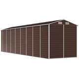  Vrtno spremište smeđe 191 x 725 x 198 cm od pocinčanog čelika | shoptok.hr