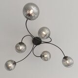  Plafonski luster VIBRA 6xE14/10W/230V crna/siva | Eponuda.com