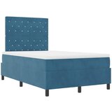 Krevet s opruga kutije Tamno plava 120 x 200 cm Baršun | shoptok.hr