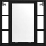Ormarić za kupaonsko ogledalo crni hrast 60x16x60 cm, inženjerski drvo | Eponuda.ba