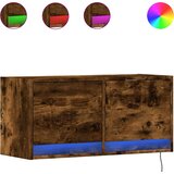  Zidni TV ormarić s LED svjetlima boja hrasta 80x31x38 cm | shoptok.hr