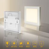 Aigostar LED plafonsko nadgradno svetlo, 9W, 230V, 4000K, 12,2x12,2 cm, bela | Eponuda.com
