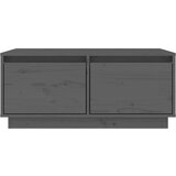 Klubska mizica siva 80x50x35 cm trdna borovina, (20711472) | Shoptok.si
