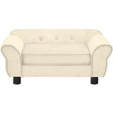 SOFA za pse krem 72 x 45 x 30 cm plišana | shoptok.hr