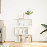 Pregrada za sobe s 3 etaže, bijela, 70x24x97 cm, od inženjerskog drva | shoptok.hr