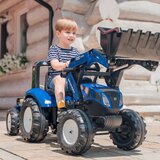 Falk traktor na pedale s prikolicom New Holland - plavi 3+ | shoptok.hr
