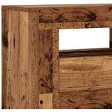 vidaXL TV ormarić LED boja staro drvo 90x35x40 cm konstruirano drvo | shoptok.hr