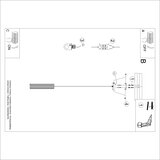  Brilagi - LED luster na sajli CRESTO 1xGU10/10W/230V crvena | Eponuda.com