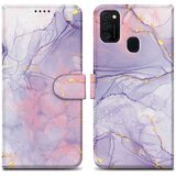 Cadorabo Ohišje, združljiv s Samsungom - Design Pink Purple Marmor št. 5 - Zaščitni pokrov z magnetnim zapiranjem, funkcijo stojala in režo za kartico, (20694982) | Shoptok.si