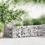 vidaXL Gabionska sadilica od pocinčanog čelika 180 x 90 x 50 cm | shoptok.hr
