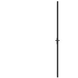  Unutarnja vrata 102,5 x 201,5 cm crna od mat stakla i aluminija | shoptok.hr