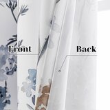 Restilo Bela/svetlo modra zavesa za delno zatemnitev 135x250 cm Solkone – | Shoptok.si