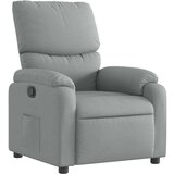 vidaXL Naslanjač svetlo siv blago | Shoptok.si