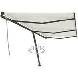 vidaXL Samostojeća tenda na ručno uvlačenje 600 x 350 cm krem | shoptok.hr