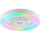 Brilliant LED RGBW plafonsko svetlo sa ventilatorom CATANIA LED/37W/230V bela + daljinski upravljač | Eponuda.com