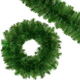 springos girlanda od umjetnih crnogoričnih grančica, 270 cm, zelena | shoptok.hr