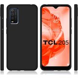 NIKCORP Zaščitni komplet za TCL 205, prozoren in črn silikonski ovitek ter 2x kaljeno zaščitno steklo za zaslon, TPU etui, (5000139128) | Shoptok.si