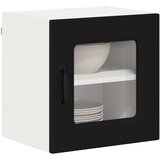 vidaXL Stenska kuhinjska omarica s polico 2 pcs Črna 40 x 31 x 40 cm | Shoptok.si