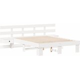  Krevetna konstrukcija Bijelo 120 x 190 cm Čvrsto borovo drvo | shoptok.hr