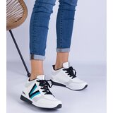 D/CEO marka niezdefiniowana White women's sneakers with hidden wedge Ninella | ePonuda.com