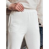 DStreet Spodnie damskie dresowe SWAN ecru | Shoptok.si