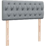  Krevet s oprugama i madracem svjetlosivi 120x190 cm od tkanine | shoptok.hr