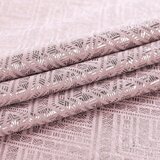 AmeliaHome Curtain CASPE color pink printed style glamor silver eyelets blackout suede shine 140x250 | shoptok.hr