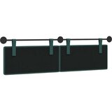  Držeće uzglavlje Zidne Tamnozelena 190 x 55 x 5 cm tkanina - Tamnozelena 180 cm bez LED | shoptok.hr