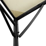 Nadstrešnica krem 2 x 2,3 m 180 g/m² od tkanine i čelika | shoptok.hr