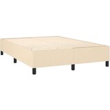  Box spring postelja z vzmetnico krem 140x200 cm blago, (20895642) | Shoptok.si