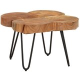 Stolić za kavu 36 cm s 4 izrezana debla masivnog drva bagrema | shoptok.hr