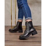 Resti Black eco leather patent leather women's bagger boots Gaddaxa | Shoptok.si