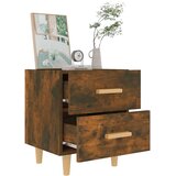  Noćni ormarić boja dimljenog hrasta 40 x 35 x 47,5 cm | shoptok.hr