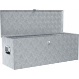 Aluminijska kutija 110,5 x 38,5 x 40 cm srebrna | shoptok.hr
