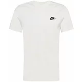 Nike Sportswear Majica 'Club' kremna / črna